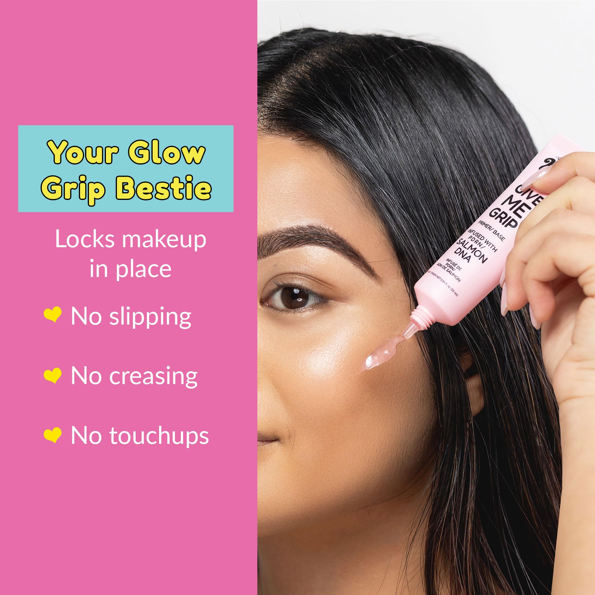 Kimchi Chic Give Me Grip Gel Primer with PDRN – Hydrating Long-Wear Makeup Base