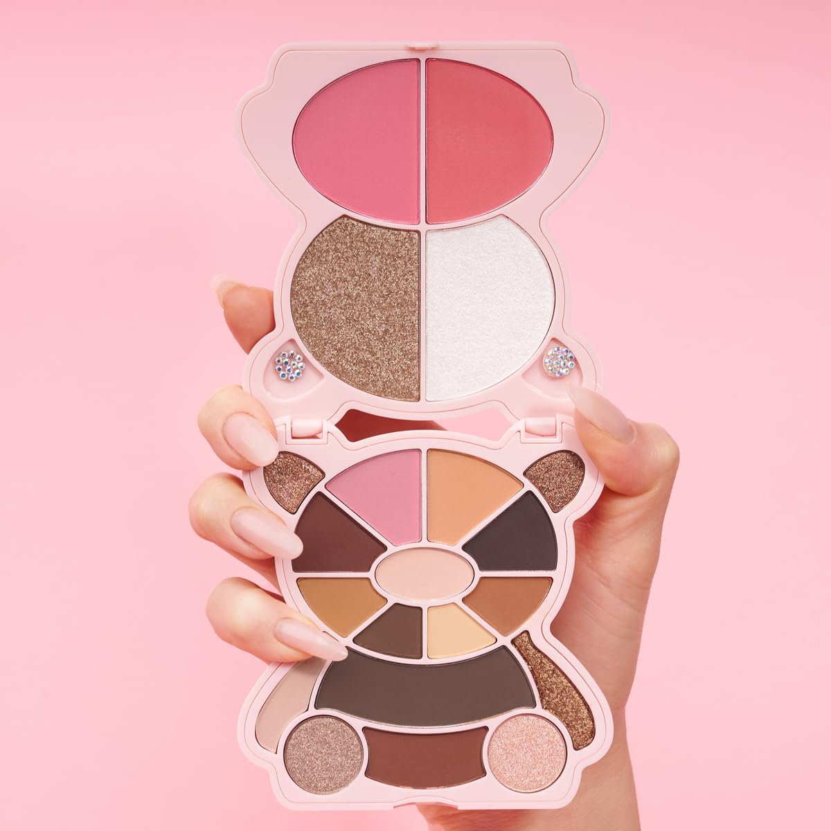 Kimchi Chic Teddy Kim Palette – 17 Eyeshadows, 2 Blushes, 2 Highlighters | Cruelty Free
