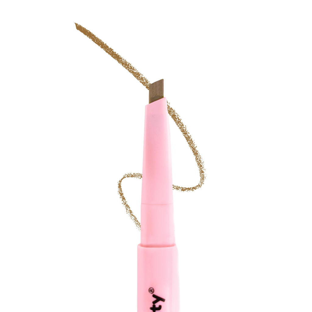 KimChiChic Beauty KimBrowly Eyebrow Pencil – Slim Mechanical Brow with Spoolie, Natural Definition (01 Blonde)