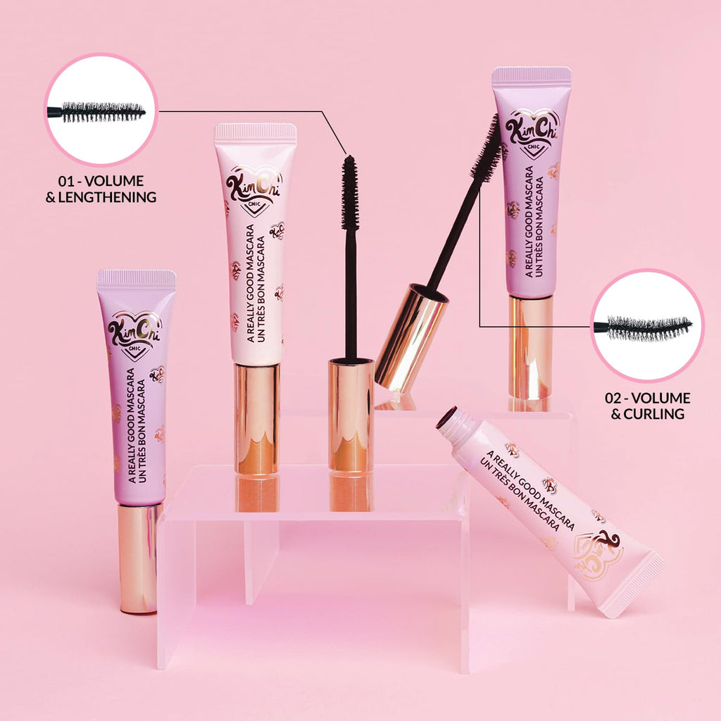 KimChiChic Beauty A Really Good Mascara – Volumizing & Curling with Vitamin E | Cruelty Free
