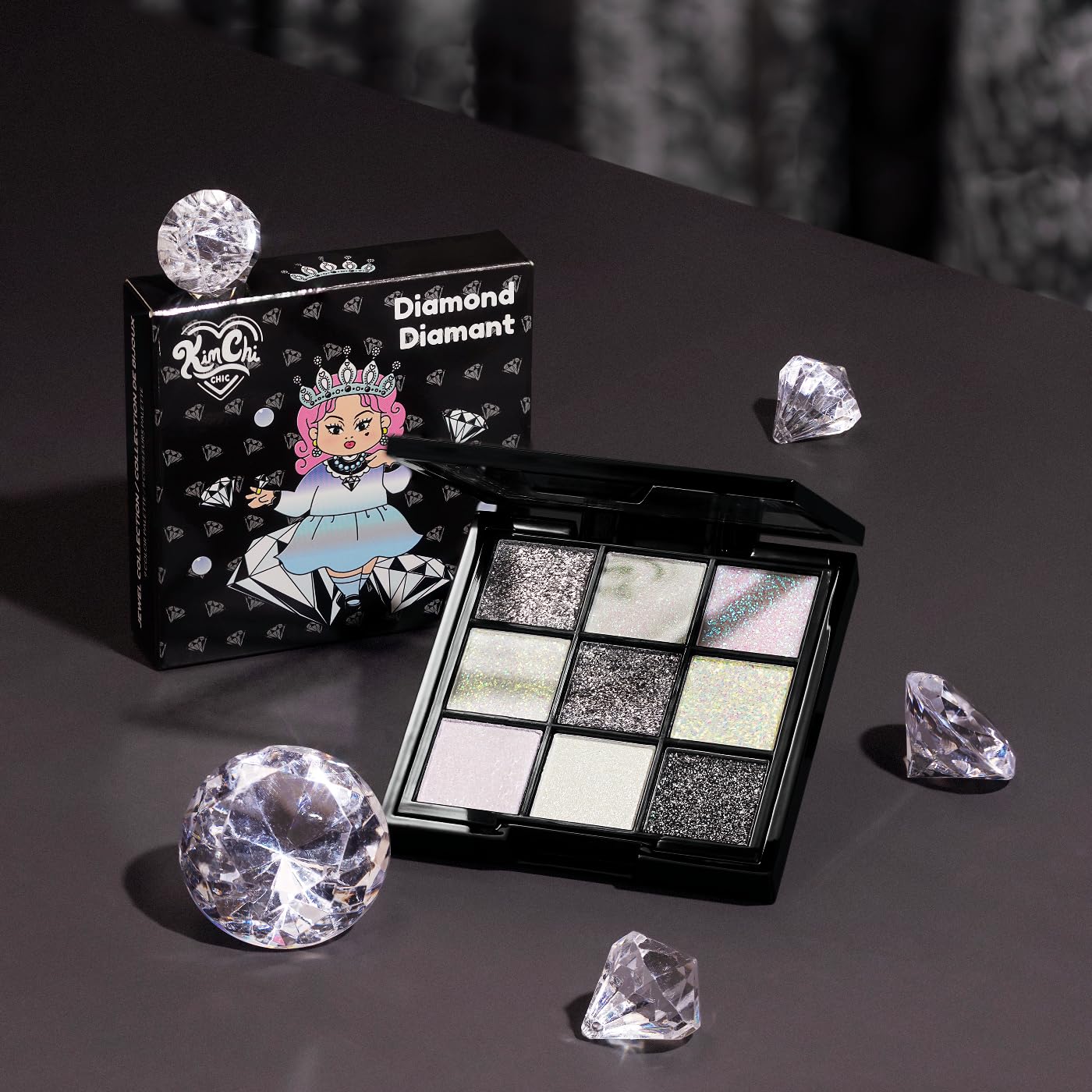 KimChiChic Beauty Jewel Collection Eyeshadow Palette – Matte & Glitter