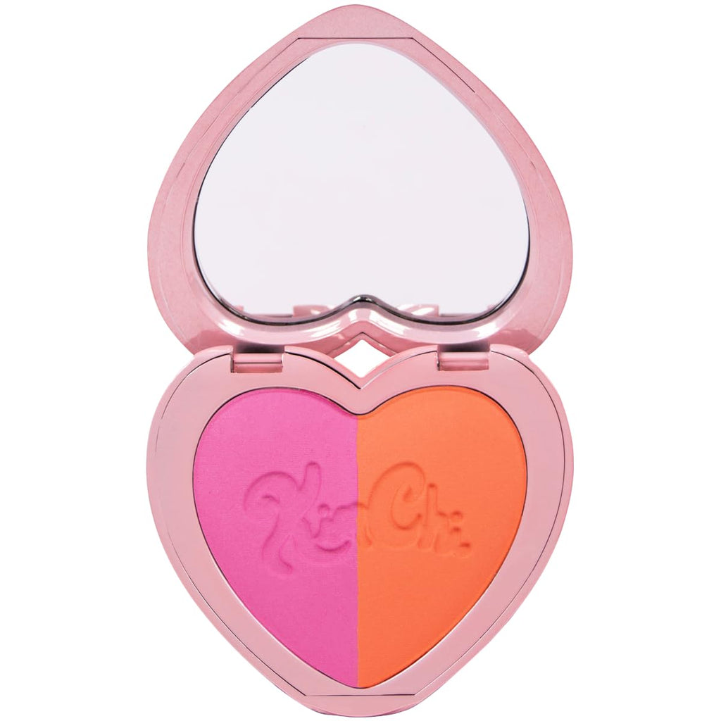 KimChiChic Beauty Thailor Blush Duo (Mercedes R) – Heart-Compact with Mirror