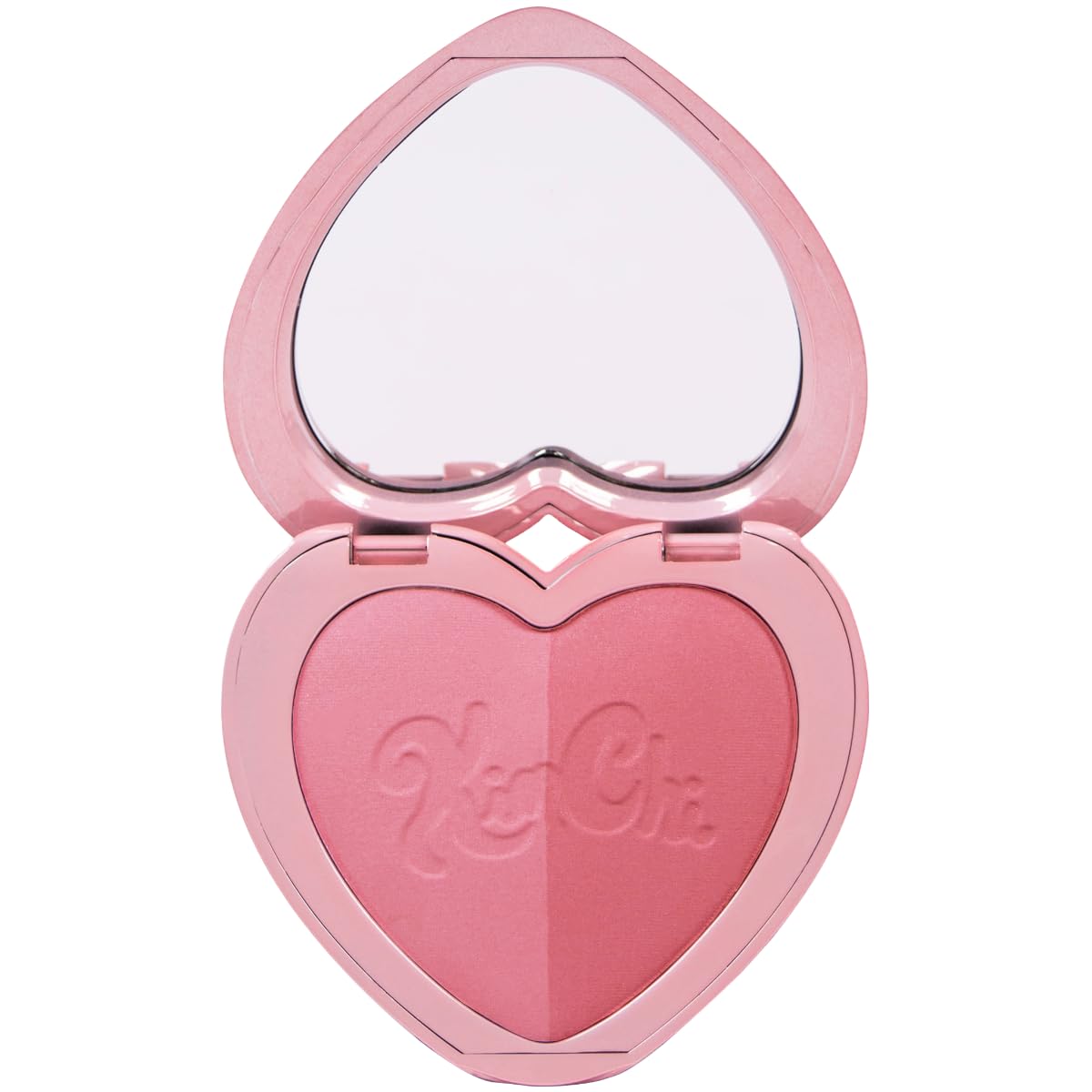 KimChiChic Beauty Thailor Blush Duo – Heart-Shaped Compact, Buildable Glow