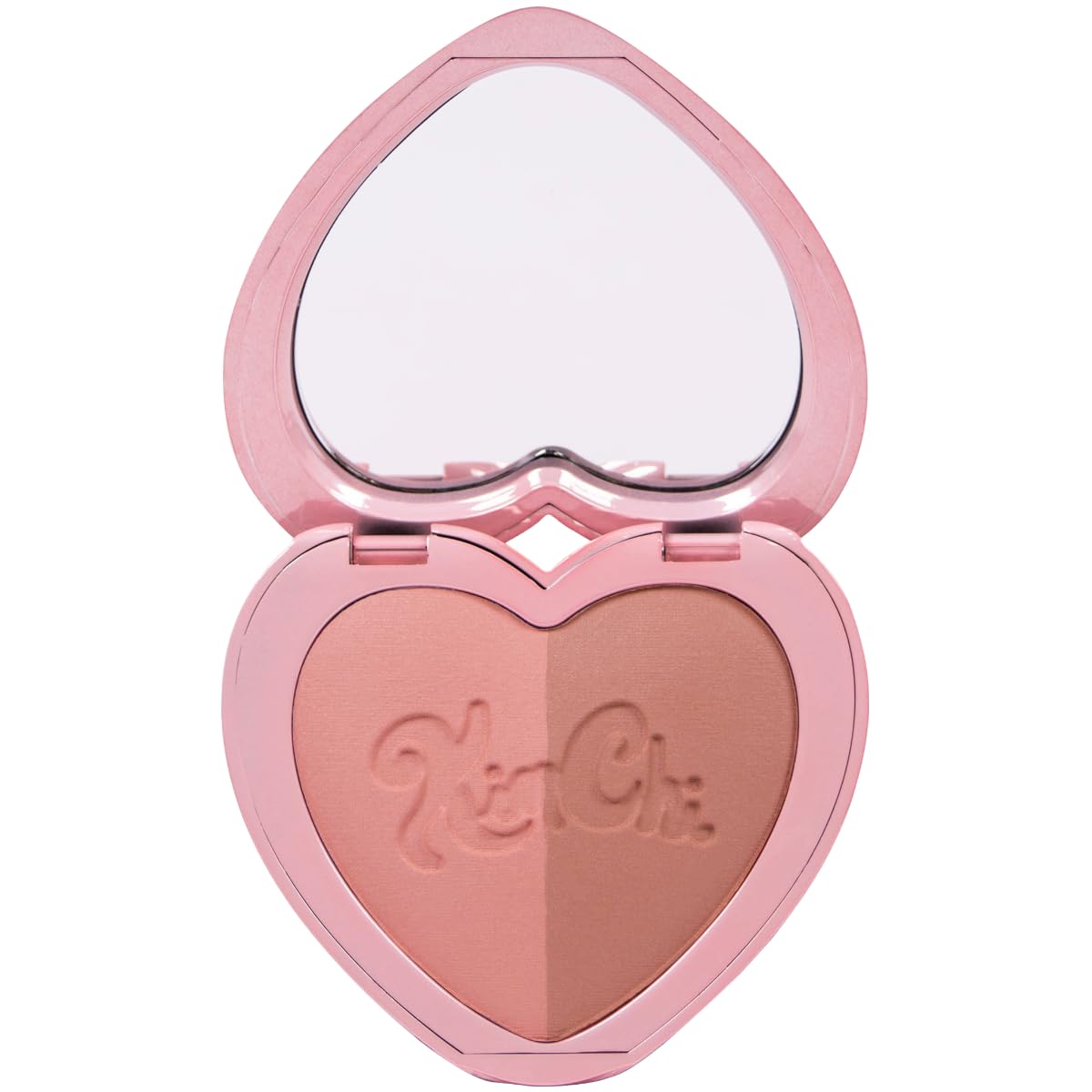 KimChiChic Beauty Thailor Blush Duo – Heart-Shaped Compact, Buildable Glow, Cruelty-Free