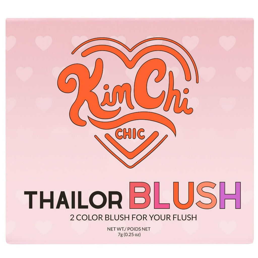 KimChiChic Beauty Thailor Blush Duo – Heart-Shaped Compact, Buildable Glow
