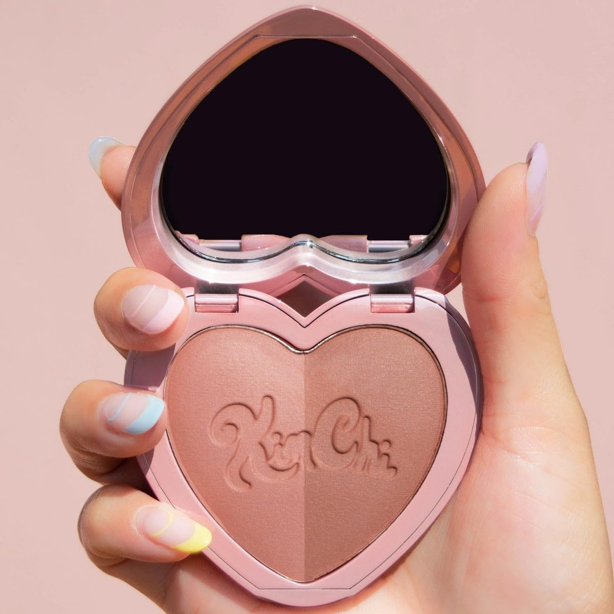 KimChiChic Beauty Thailor Blush Duo – Heart-Shaped Compact, Buildable Glow, Cruelty-Free