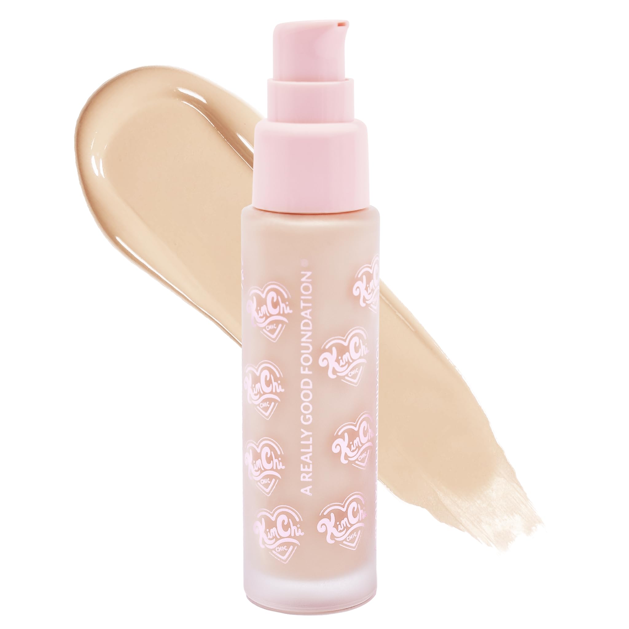 KimChiChic Beauty A Really Good Foundation – Medium to Full Coverage, Lightweight, 101L Very Fair + Neutral Undertones