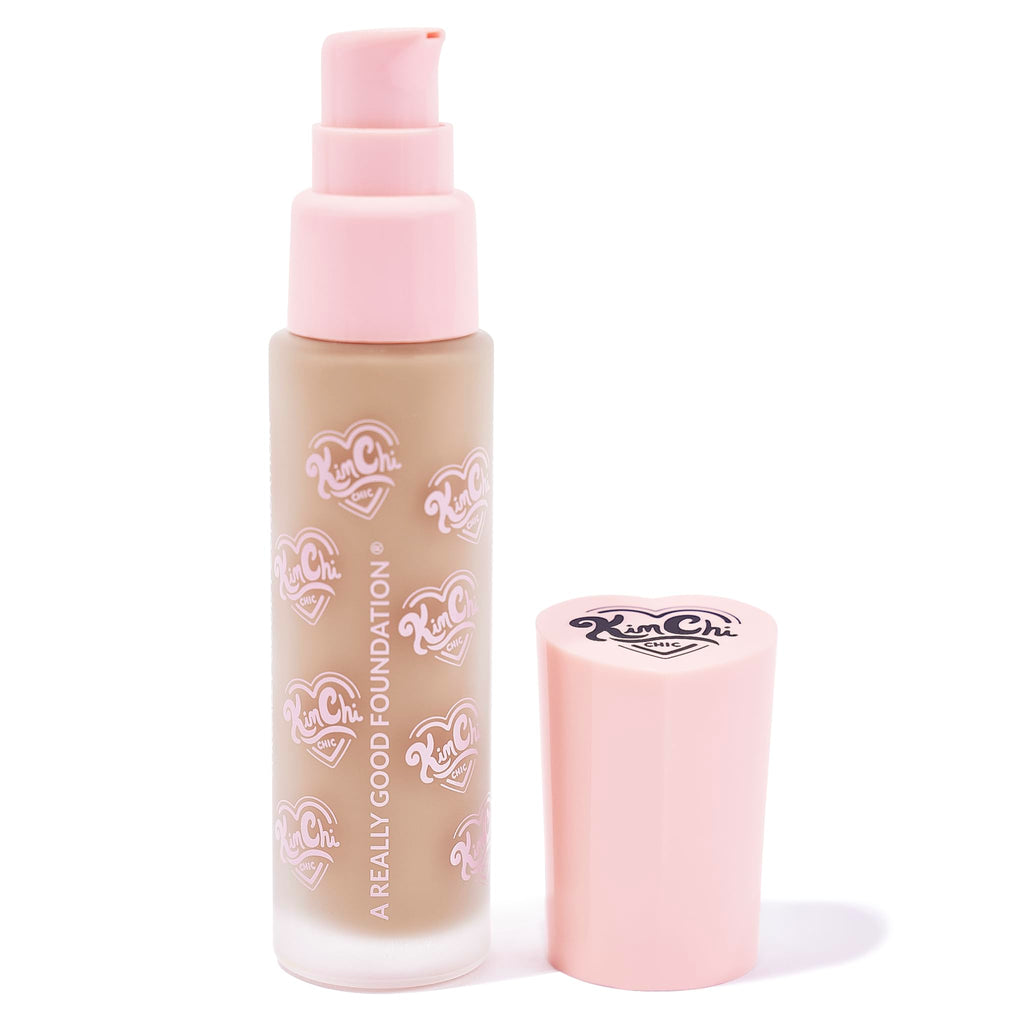 KimChiChic Beauty A Really Good Foundation – Lightweight, Medium to Full Coverage, Vegan & Cruelty-Free