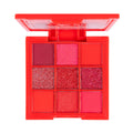KimChiChic Beauty Jewel Collection Eyeshadow Palette – Ruby | Highly Pigmented Matte & Glitter Shades