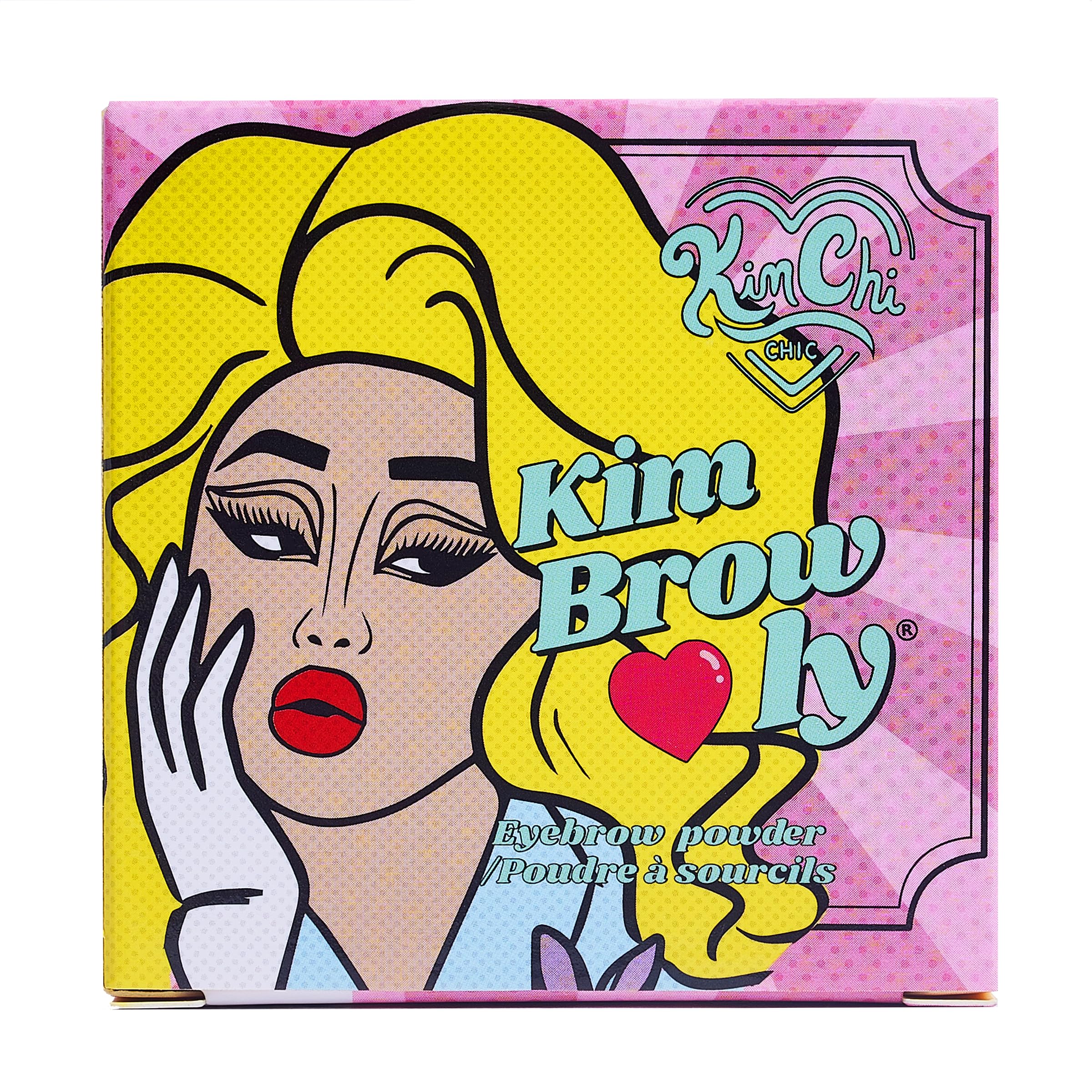 Kimchi Chic Kimbrowly Eyebrow Powder Duo with Brow Wax – Natural 3D Brows, Cruelty-Free