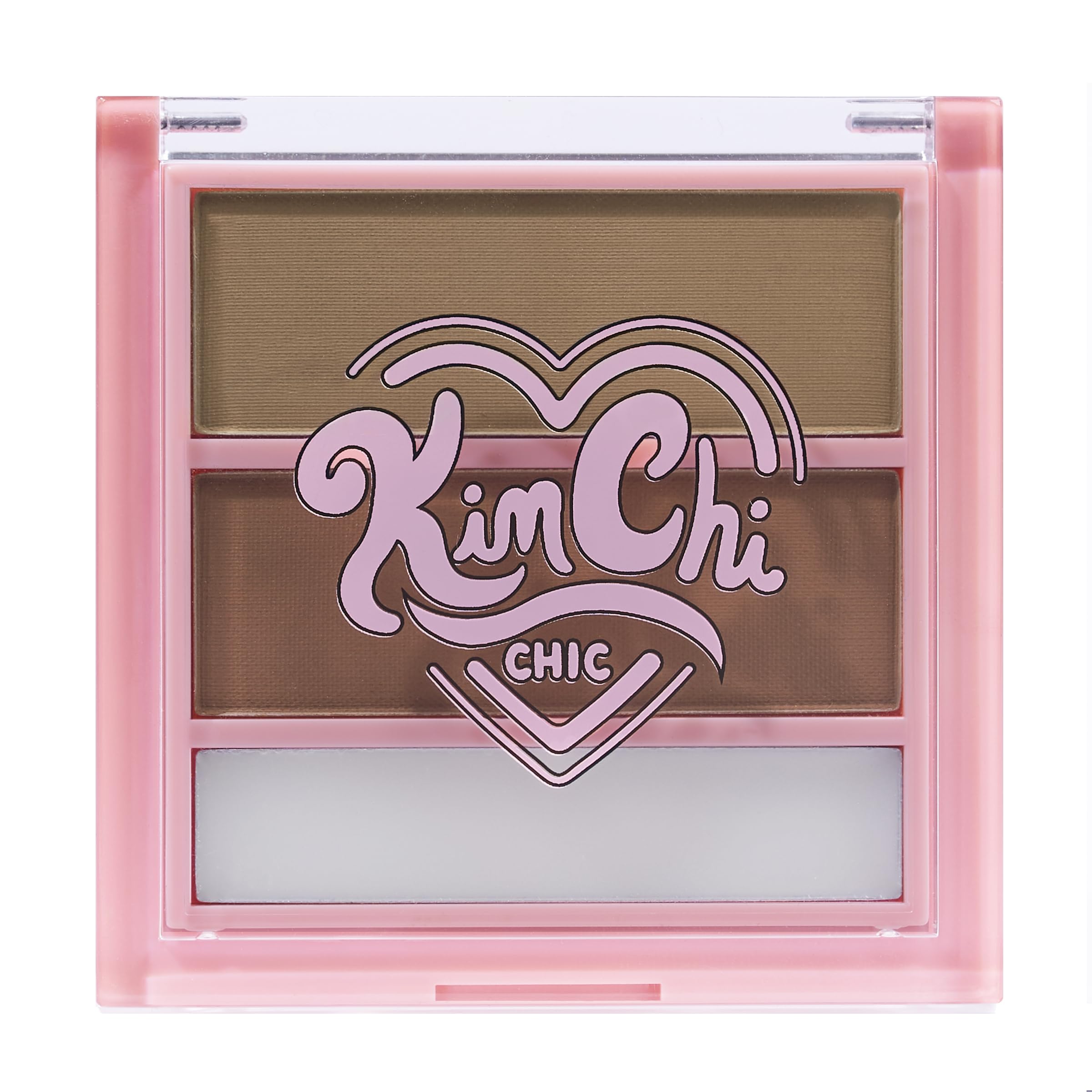 Kimchi Chic Kimbrowly Eyebrow Powder Duo with Brow Wax – Natural 3D Brows, Cruelty-Free