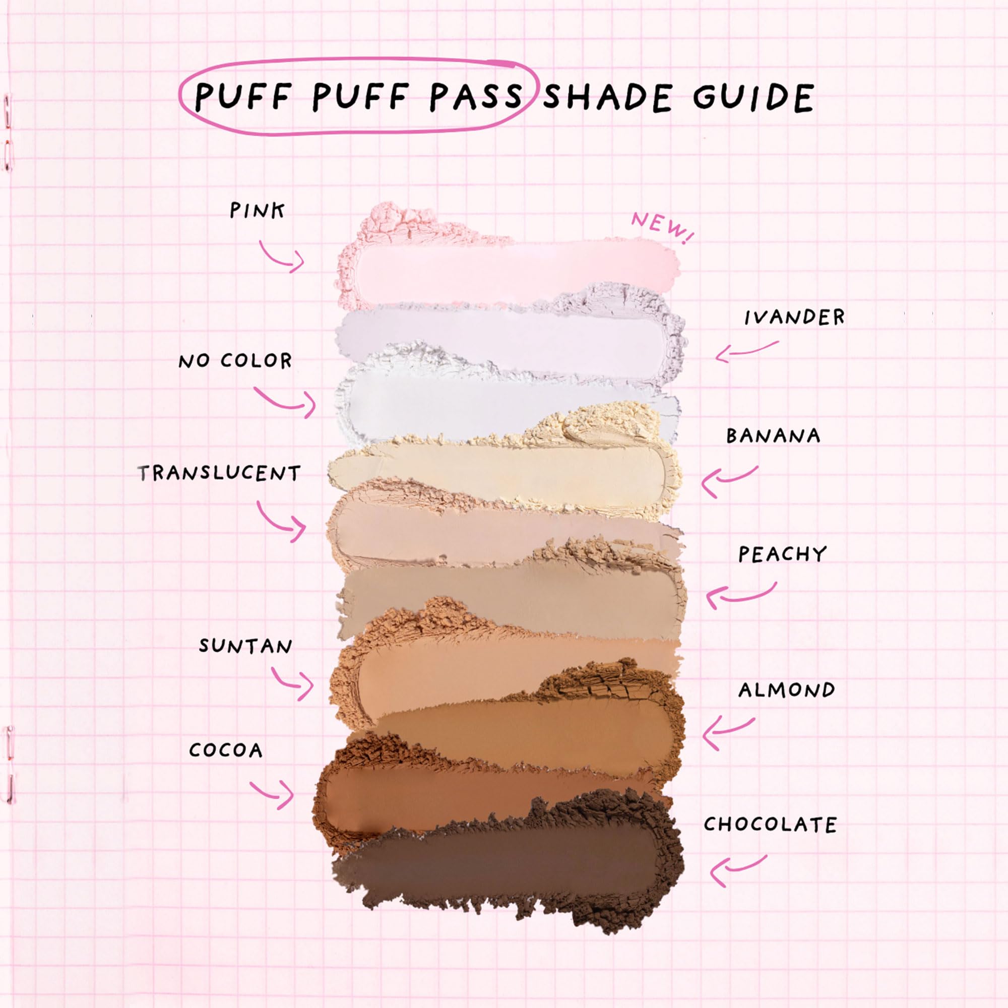 KimChiChic Puff Puff Pass Set & Bake Powder – Pink Loose Setting Powder