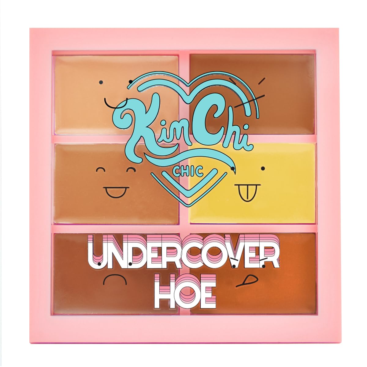 KimChiChic Beauty Undercover Hoe Corrector Palette – Full-Coverage Concealer, Creamy & Long-Wearing, Cruelty-Free (Golden Tan 0.25oz)