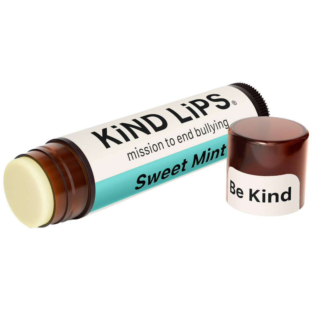 Kind Lips Organic Sweet Mint Lip Balm 3-Pack – Cooling, Hydration, USA Made