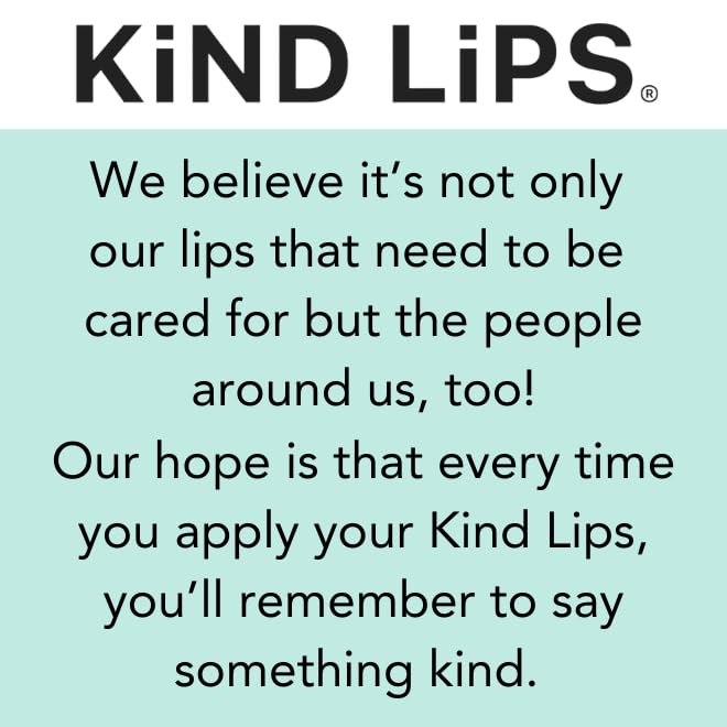 Kind Lips Georgia Peach Organic Lip Balm – 5 Pack | Natural Moisturizing Lip Care