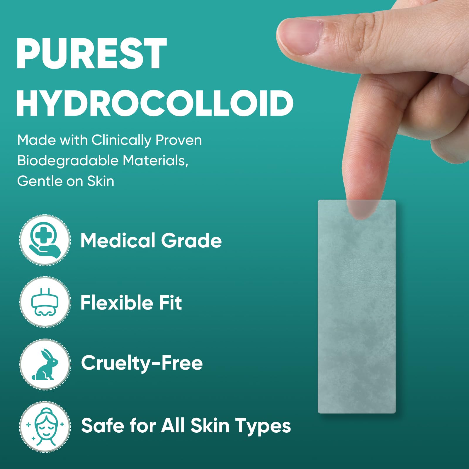 kindshine 96 Count XL Pimple Patches | Hydrocolloid Acne Patches for Face & Body – Vegan, Cruelty-Free