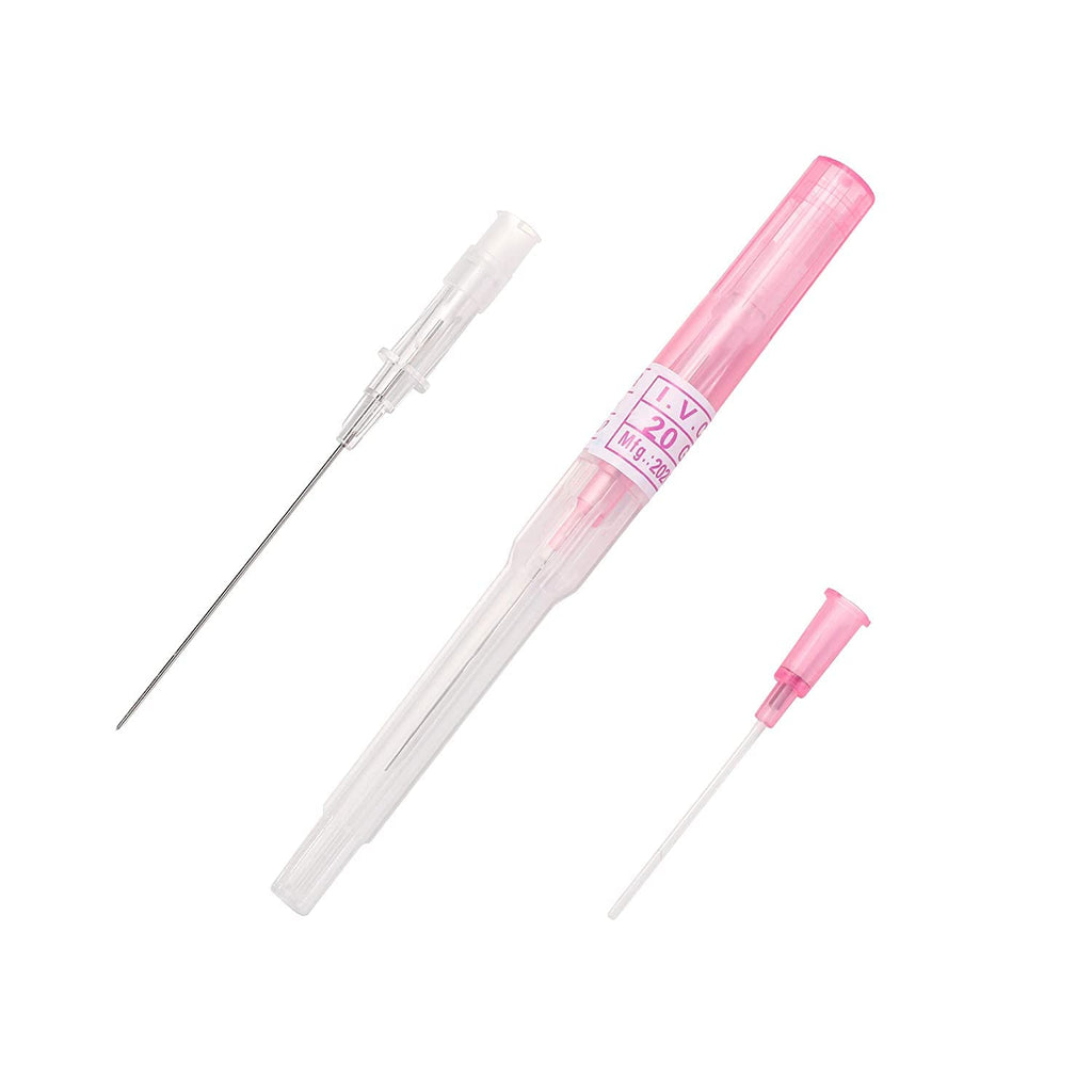 KingWei 20G Piercing Needles – 50Pcs IV Catheter Disposable Stainless Steel Hollow Needles