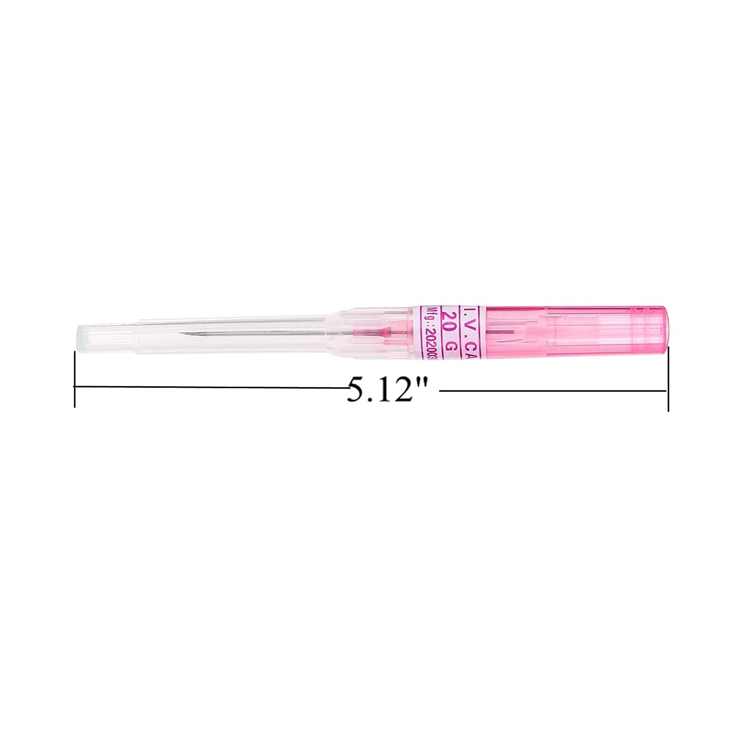 KingWei 20G Piercing Needles – 50Pcs IV Catheter Disposable Stainless Steel Hollow Needles