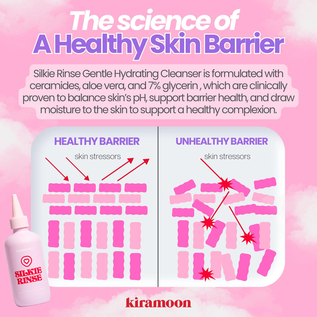 Kiramoon Silkie Rinse – Hydrating Gentle Face Wash with Ceramides & Squalane