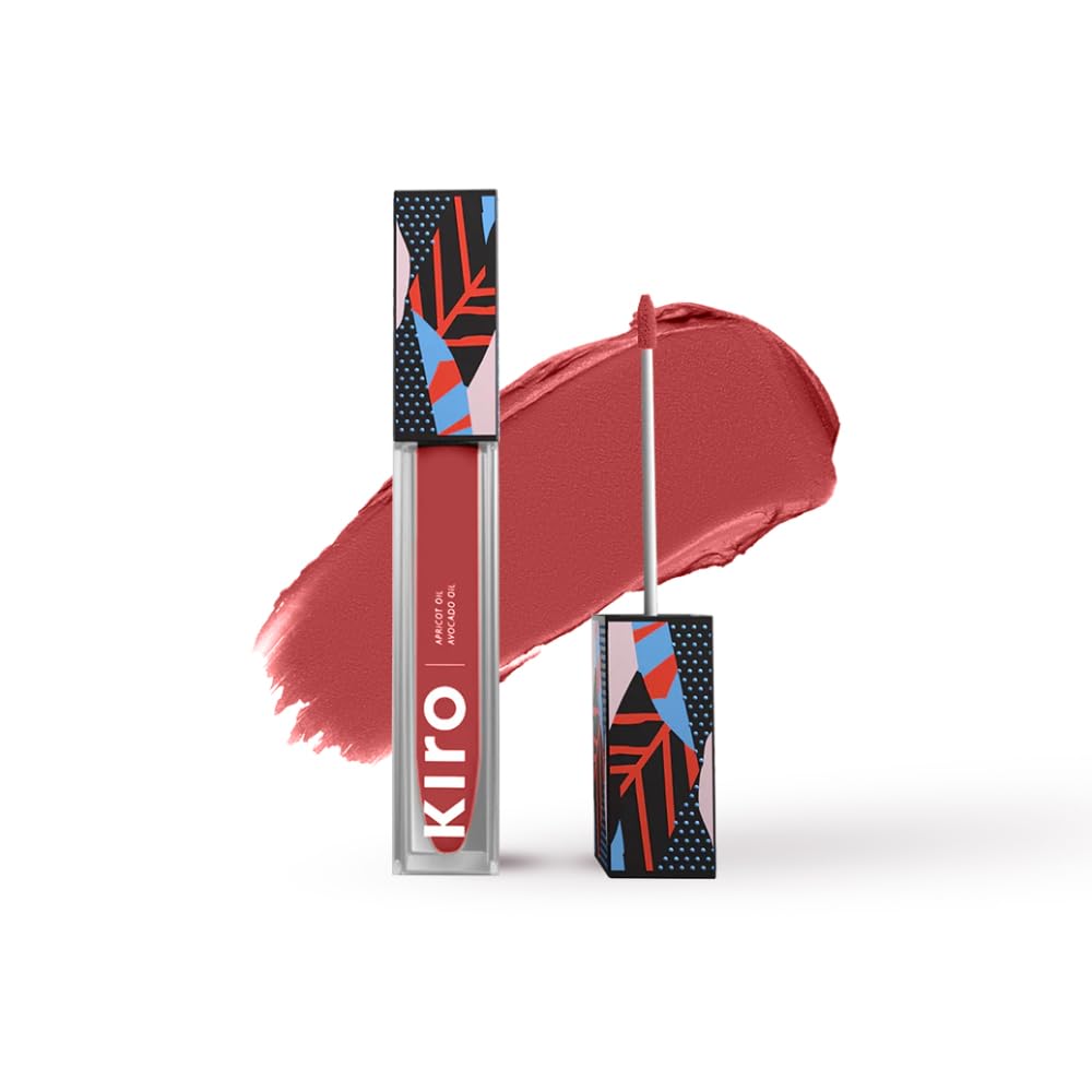 KIRO Non-Stop Airy Matte Liquid Lipstick - Mauve Crush | Ultra-Light, Long-Lasting Color