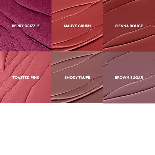 KIRO Non-Stop Airy Matte Liquid Lipstick - Mauve Crush | Ultra-Light, Long-Lasting Color