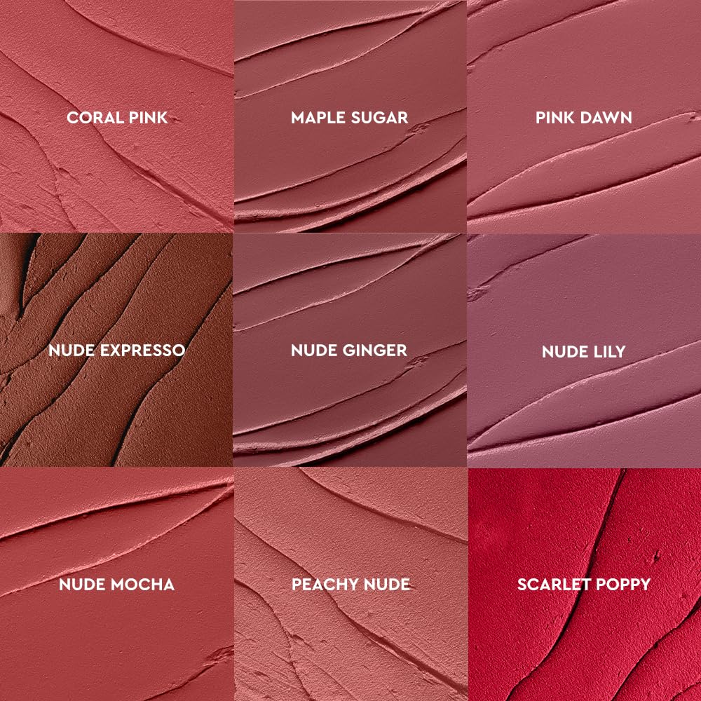 KIRO Non-Stop Airy Matte Liquid Lipstick - Mauve Crush | Ultra-Light, Long-Lasting Color