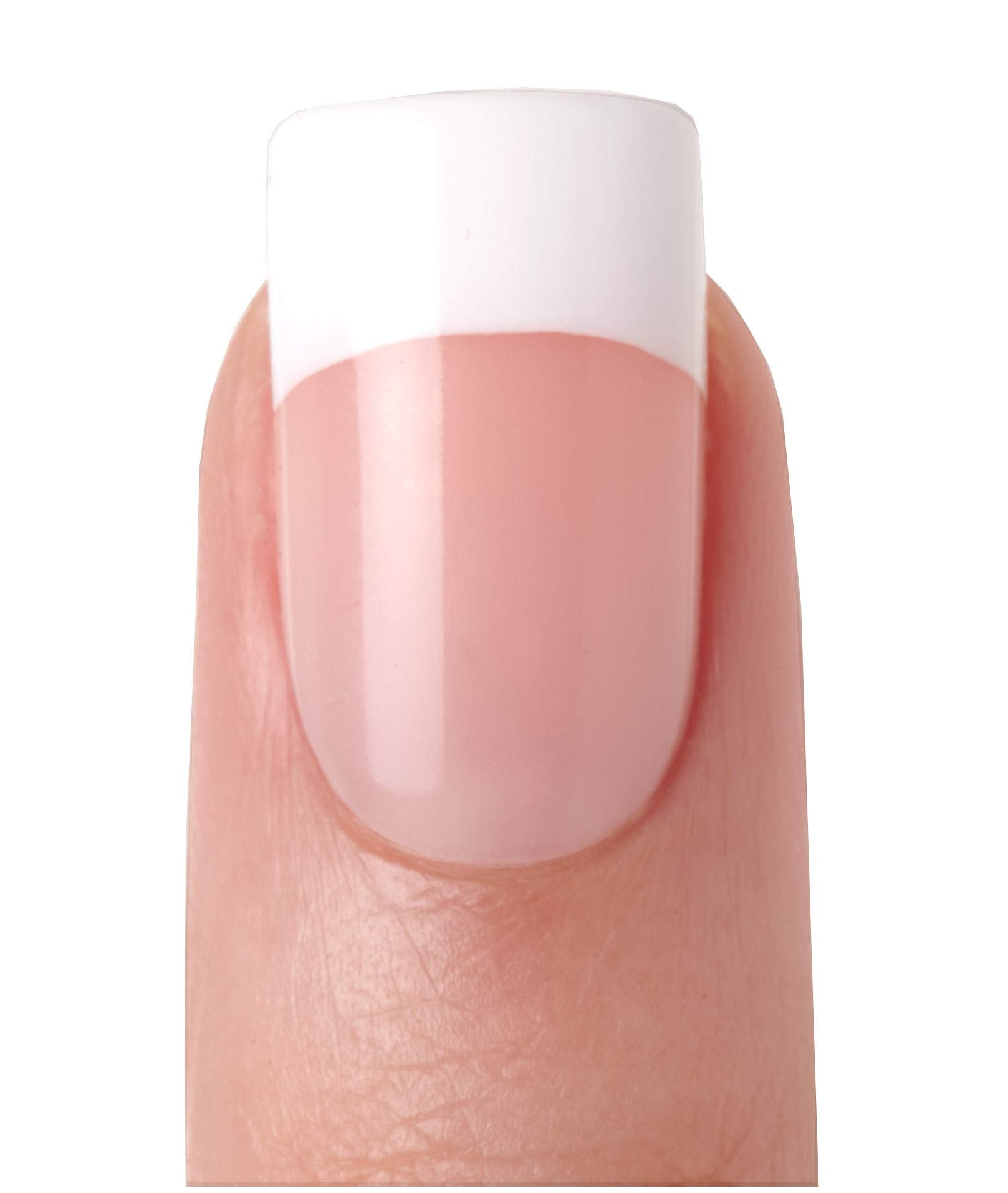 KISS Salon Acrylic French Kit Sugar Rush Medium (6 Pack) – Ultra-Flexible, Never Chips