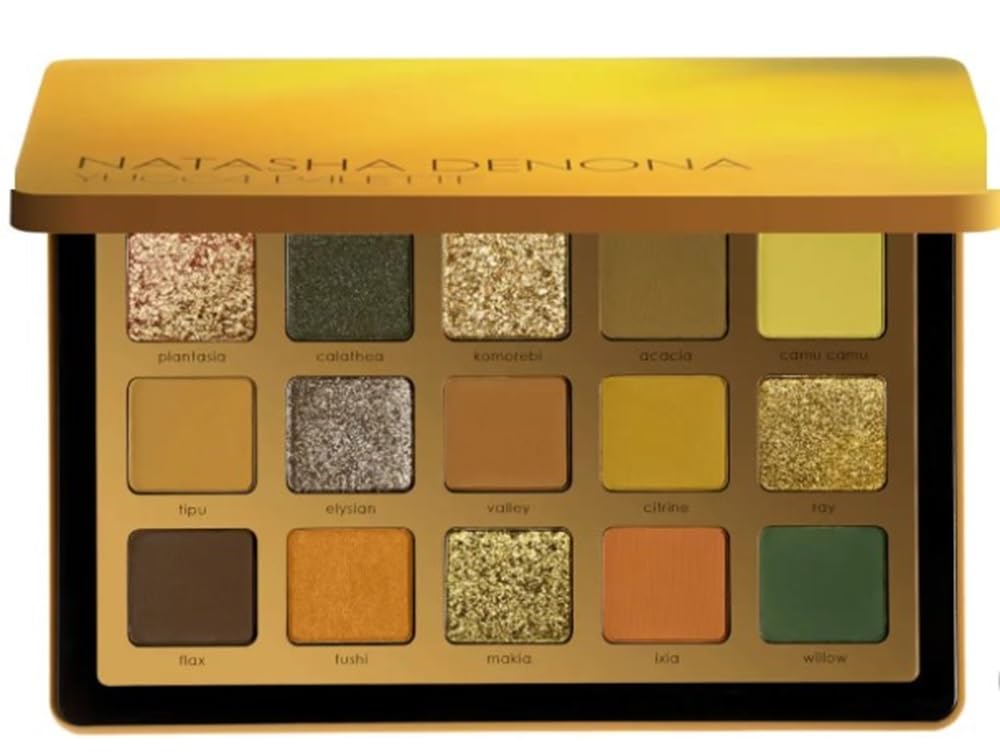 Kits Natasha Denona Yucca Palette — 15 Fiery Finishes in Foiled, Matte and Metallic