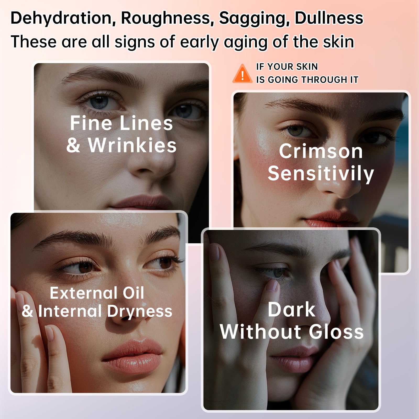 KIUORET 11-Piece Vitamin C Skincare Set for Teens & Women – Cleanser, Toner, Eye Cream, Serum, Lotions, Cream & Sheet Masks