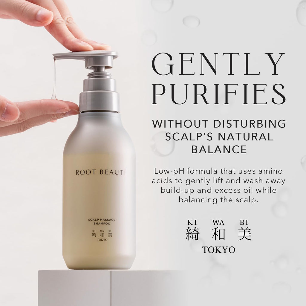 KIWABI Root Beaute Itchy Scalp Shampoo – Sulfate-Free, pH-Balanced Scalp Care