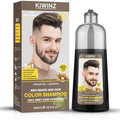 Kiwinz Professional Light Brown Hair Color Shampoo for Men – 5 in 1, Ammonia Free, 500ml