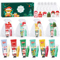 KIYTARBOO Christmas Bulk Gifts for Women – Lip Balm & Hand Cream Set with Organza Bag