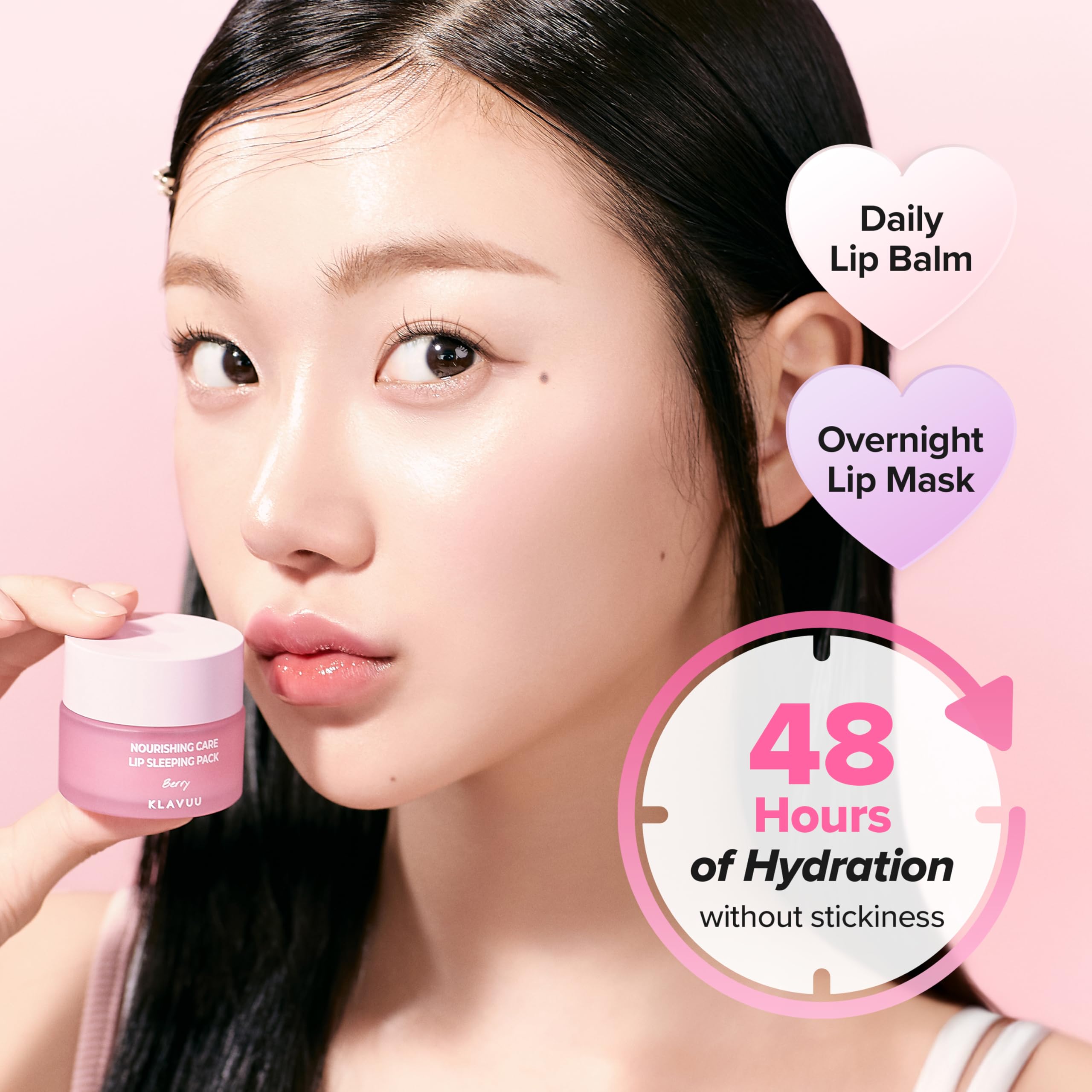 Klavuu Lip Mask Sleeping Pack (0.7oz) – Overnight Hydration & Gentle Exfoliation
