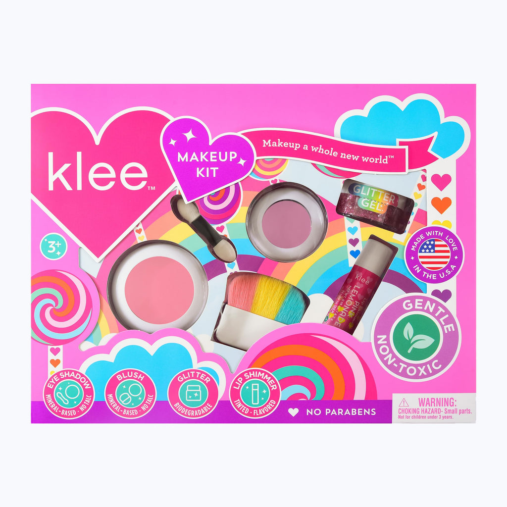 Klee Naturals Breezy Does It Makeup Kit for Kids — Non-Toxic, Made in USA