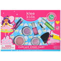 Klee Naturals Luna Star Deluxe Play Makeup Kit for Kids - Gentle Non-Toxic - Made in USA - Cupcake Kisses Fairy