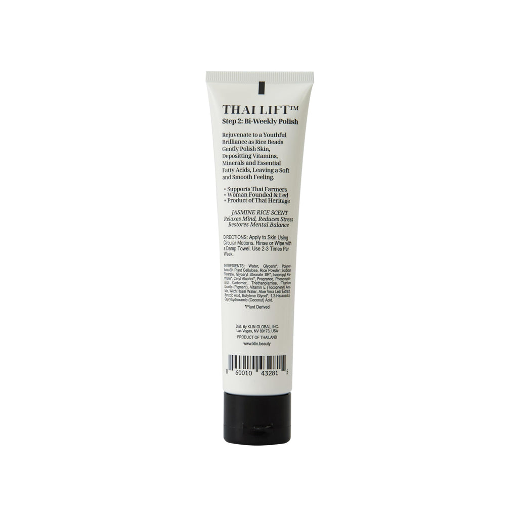 KLIN Jasmine Rice Face & Body Scrub 114g | Thai Lift Step 2 Bi-Weekly Polish