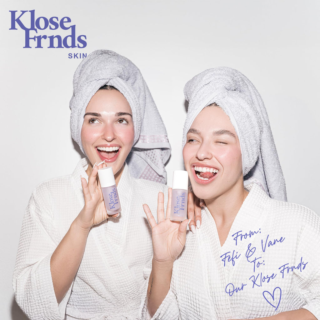 KLOSE FRNDS Niacinamide & Rice Extract Facial Serum – Hydrating Glow with Hyaluronic Acid, Centella & Licorice | 1 fl oz