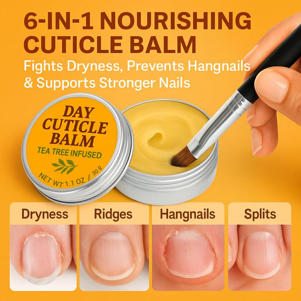 KmaxShip Tea Tree Oil Nail & Cuticle Balm – 1.1 oz Cuticle Cream & Moisturizer