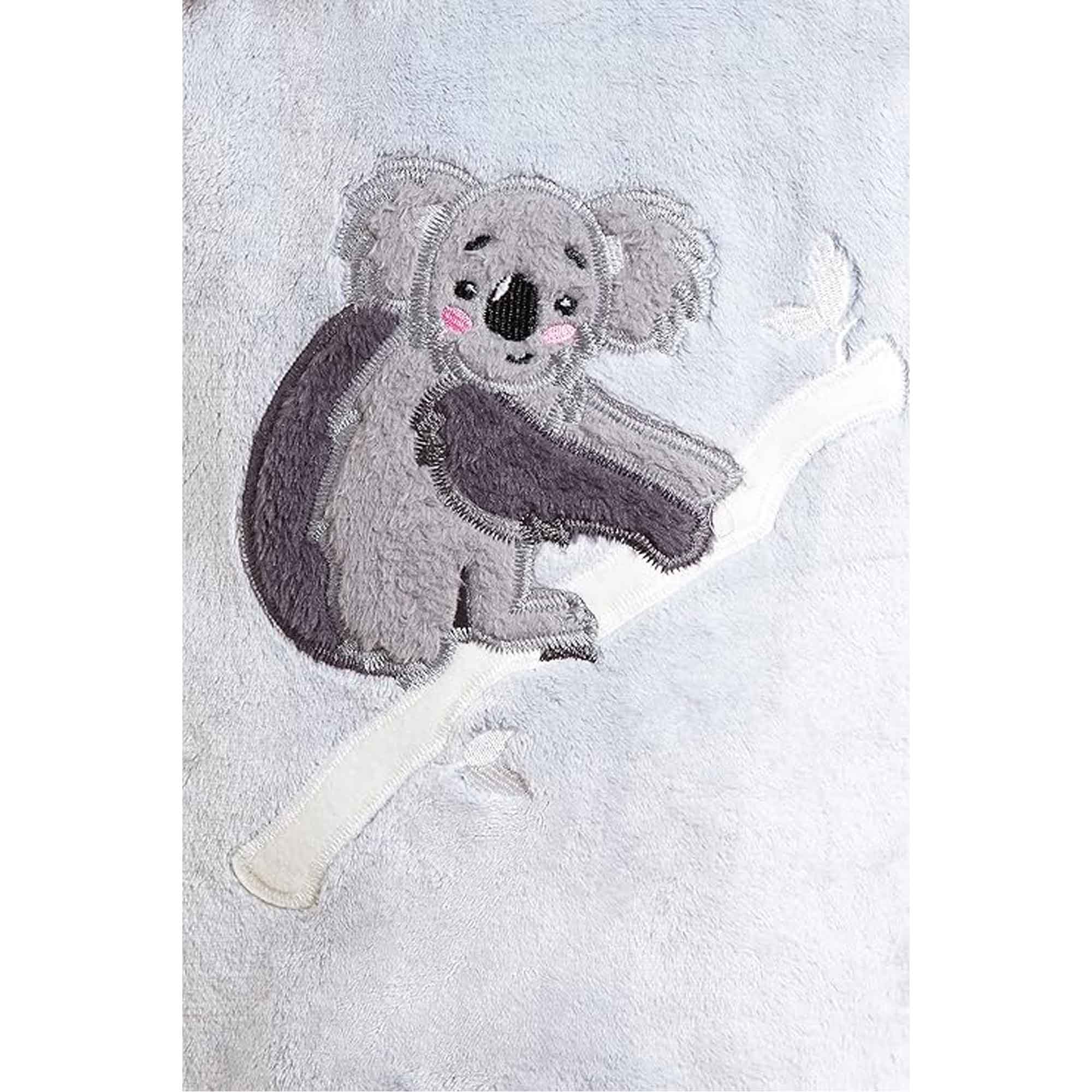 Daisy Dreamer Koala Bear Fleece Hooded Pyjama Set For Kids And Adults Cosy Winter