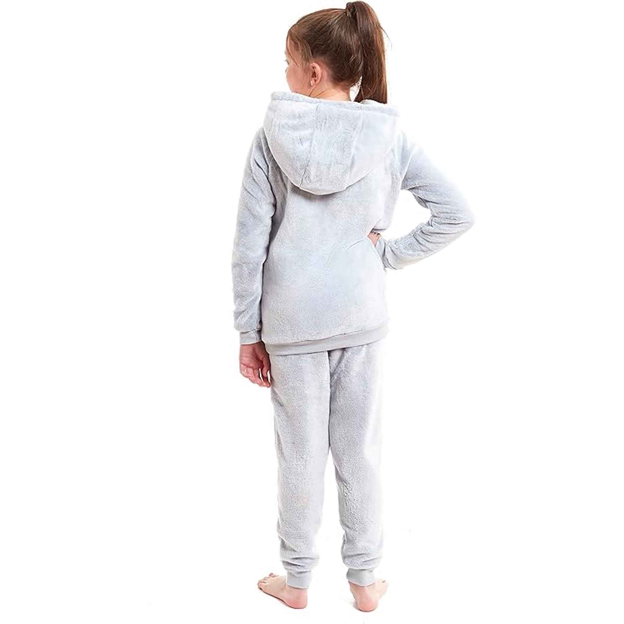 Daisy Dreamer Koala Bear Fleece Hooded Pyjama Set For Kids And Adults Cosy Winter