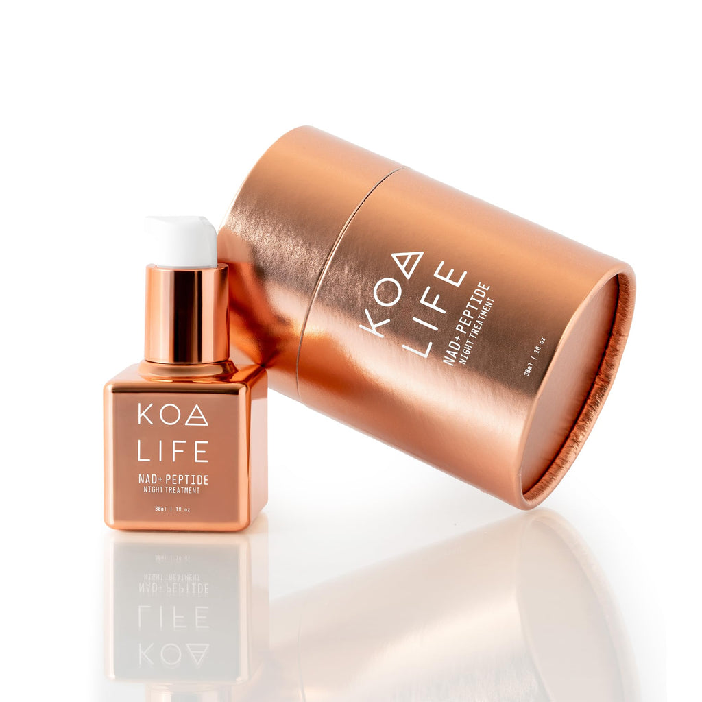 KOA LIFE NAD Peptide Facial Daily Anti-Aging Serum | Copper Bottle