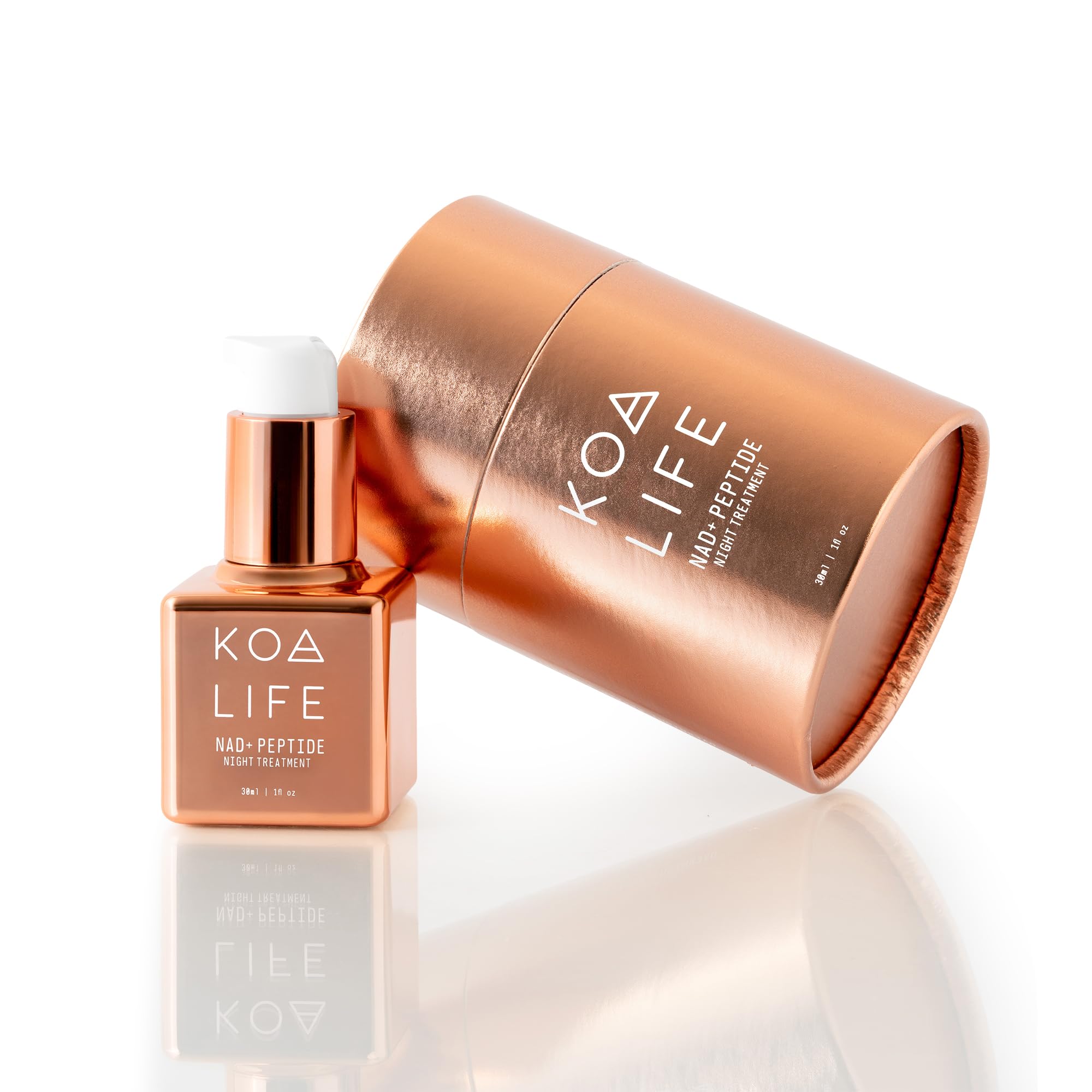 KOA LIFE NAD Peptide Facial Daily Anti-Aging Serum | Copper Bottle