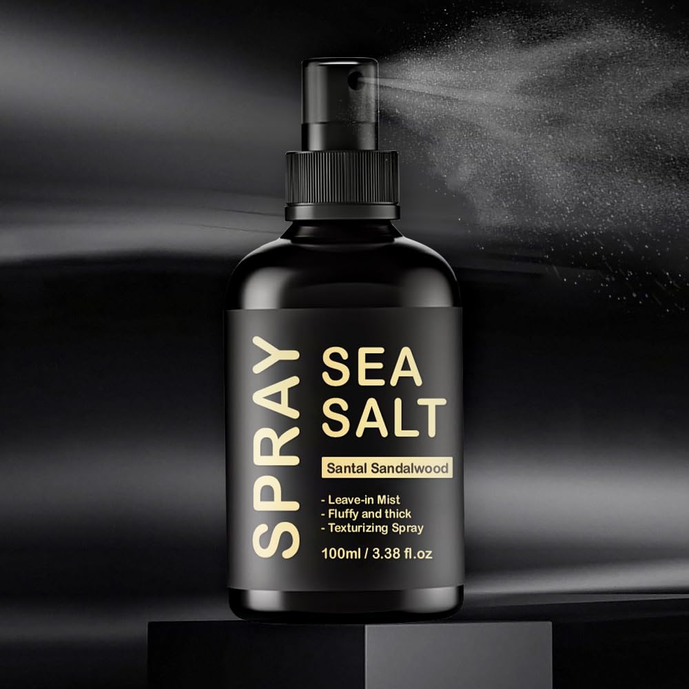 KOEC Sea Salt Spray for Men – Lightweight Keratin Texturizing Spray for Hair, Beachy Waves, 3.38 oz