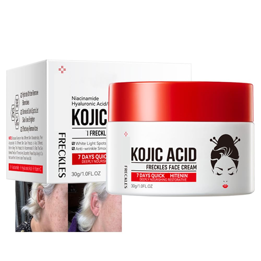 Kojic Acid Cream + Hyaluronic Gel for Dark Spots – Face & Body