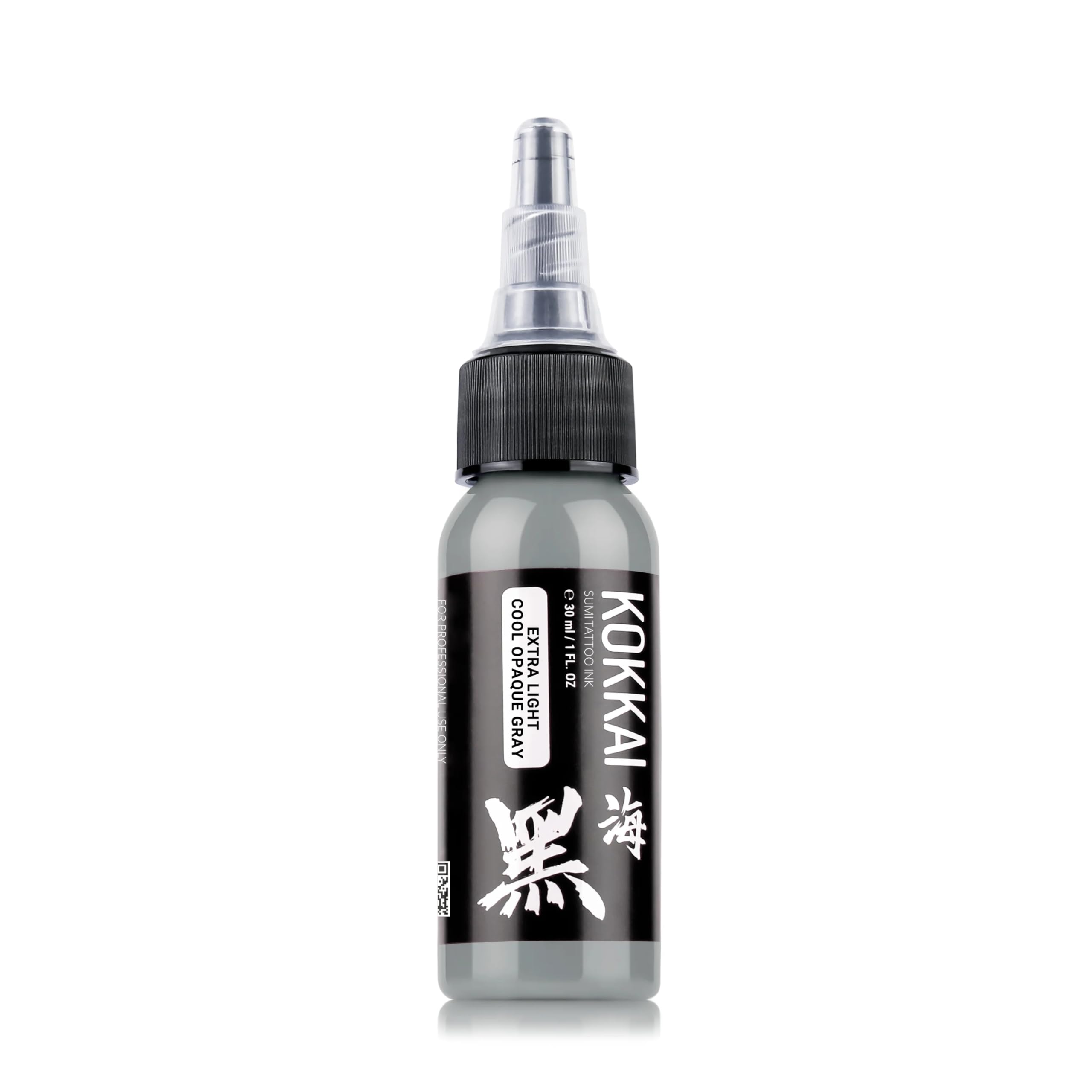 Kokkai Sumi Cool Gray Ink Set – 5x1oz, Water-Based, Acrylic-Free, Vegan & Kosher, Ready-to-Use for Precision Tattooing
