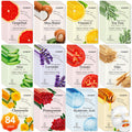 KONEUK 84 Pack Collagen Face Masks – Hydration & Nourishment for All Skin Types