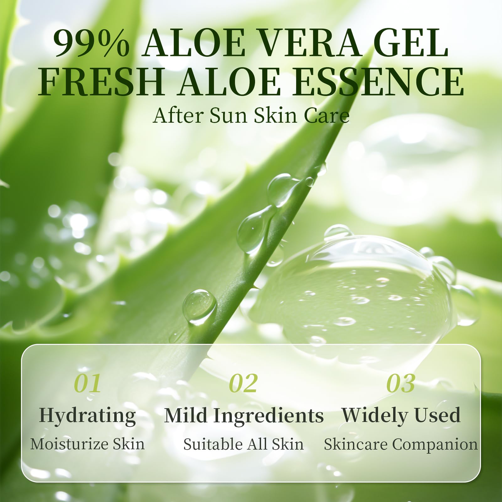 KONEUK 100 Pack Bulk Aloe Vera Gel – 99% Pure, Travel-Size for Face, Hair & Skin