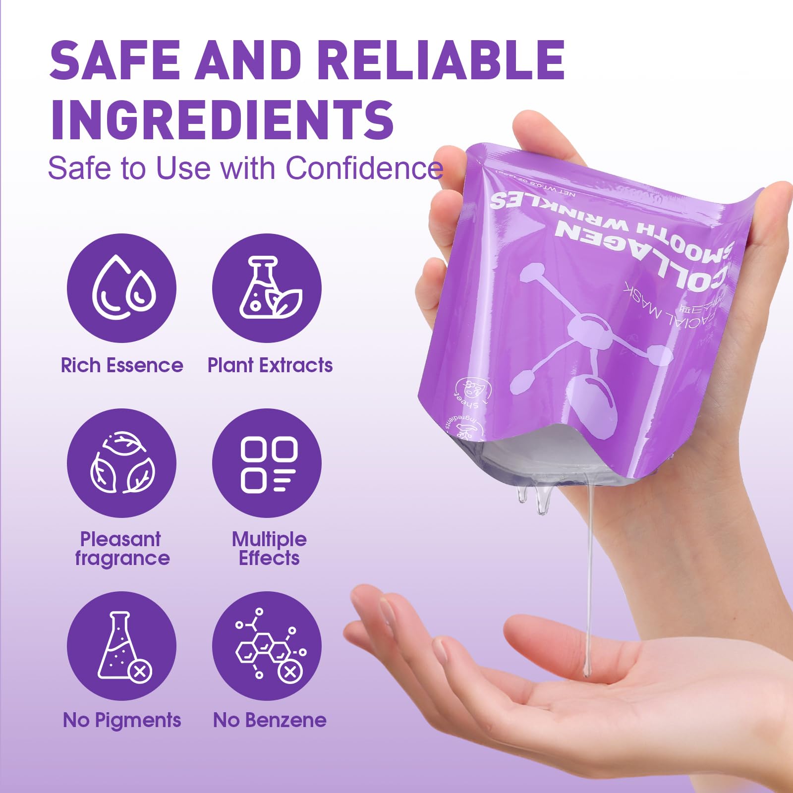 KONEUK 24 Pack Hydrating Face Masks – Soothing & Moisturizing Skincare for All Skin Types