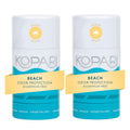 Kopari Aluminum Free Coconut Deodorant – Beach 2 Pack | Plant-Based, No Aluminum