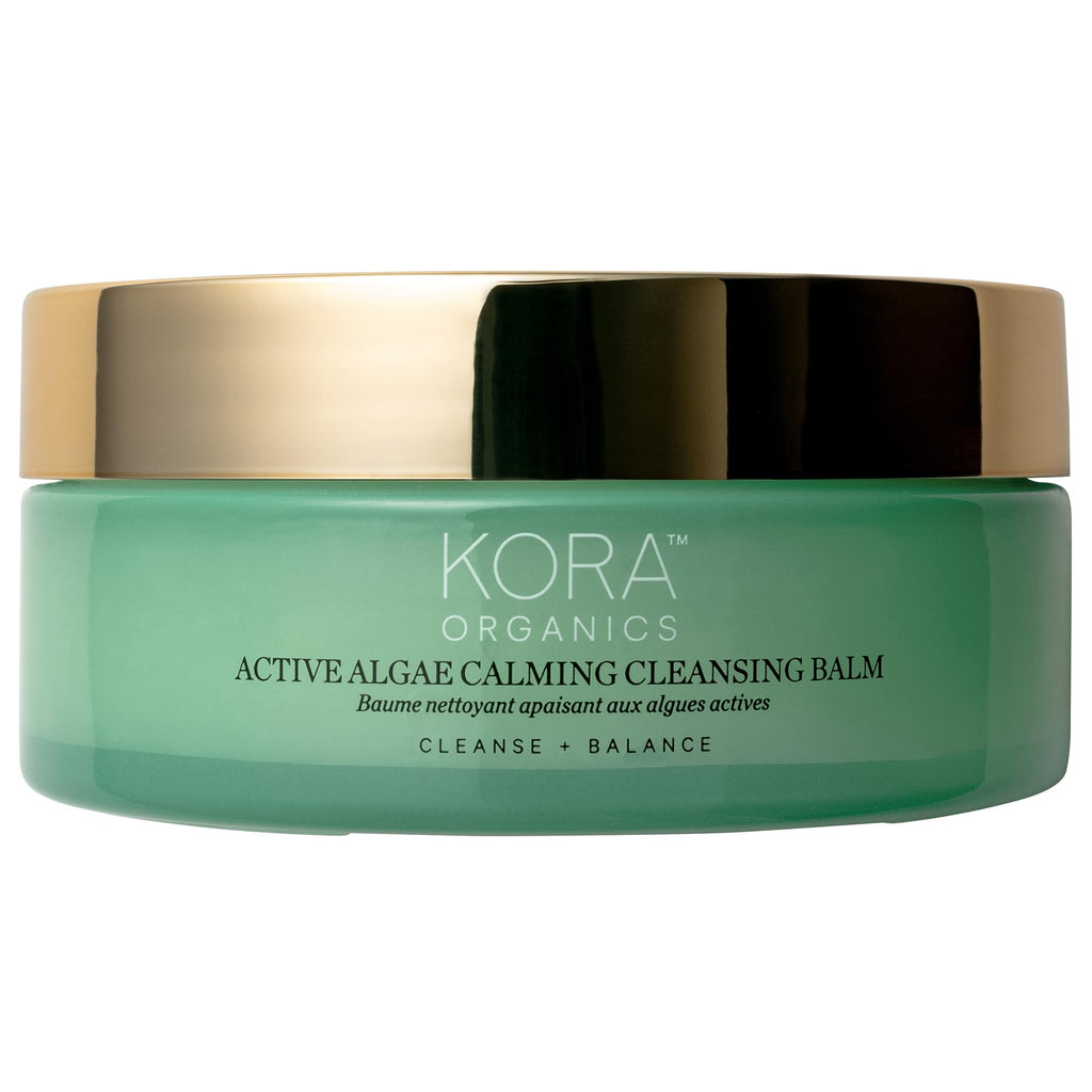 KORA Organics Active Algae Calming Cleansing Balm – Melt Away Makeup & SPF | 3.38 fl oz